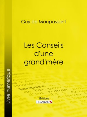 cover image of Les conseils d'une grand-mère
